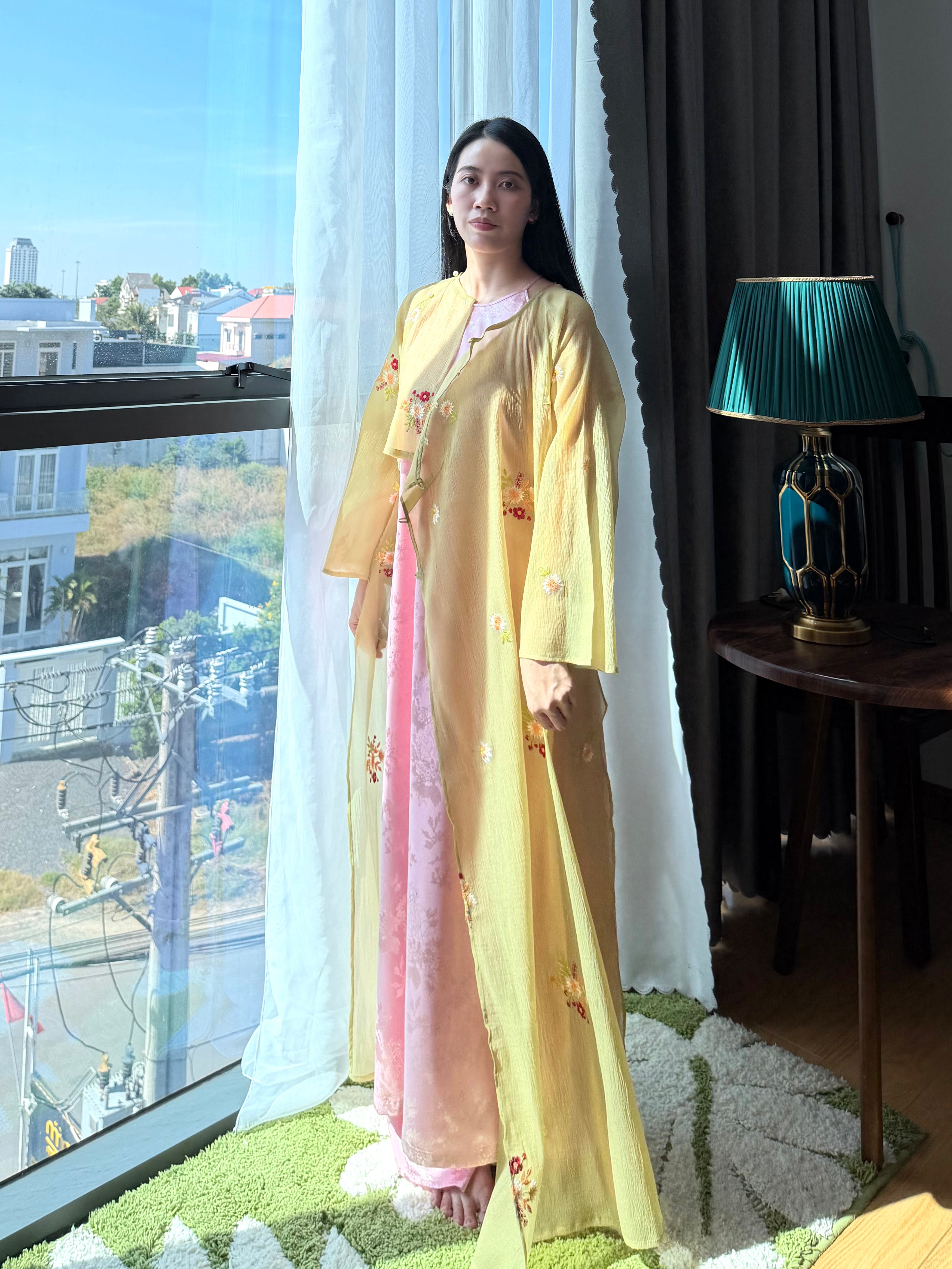 Soft Verdant Spring - Two piece set - freesize