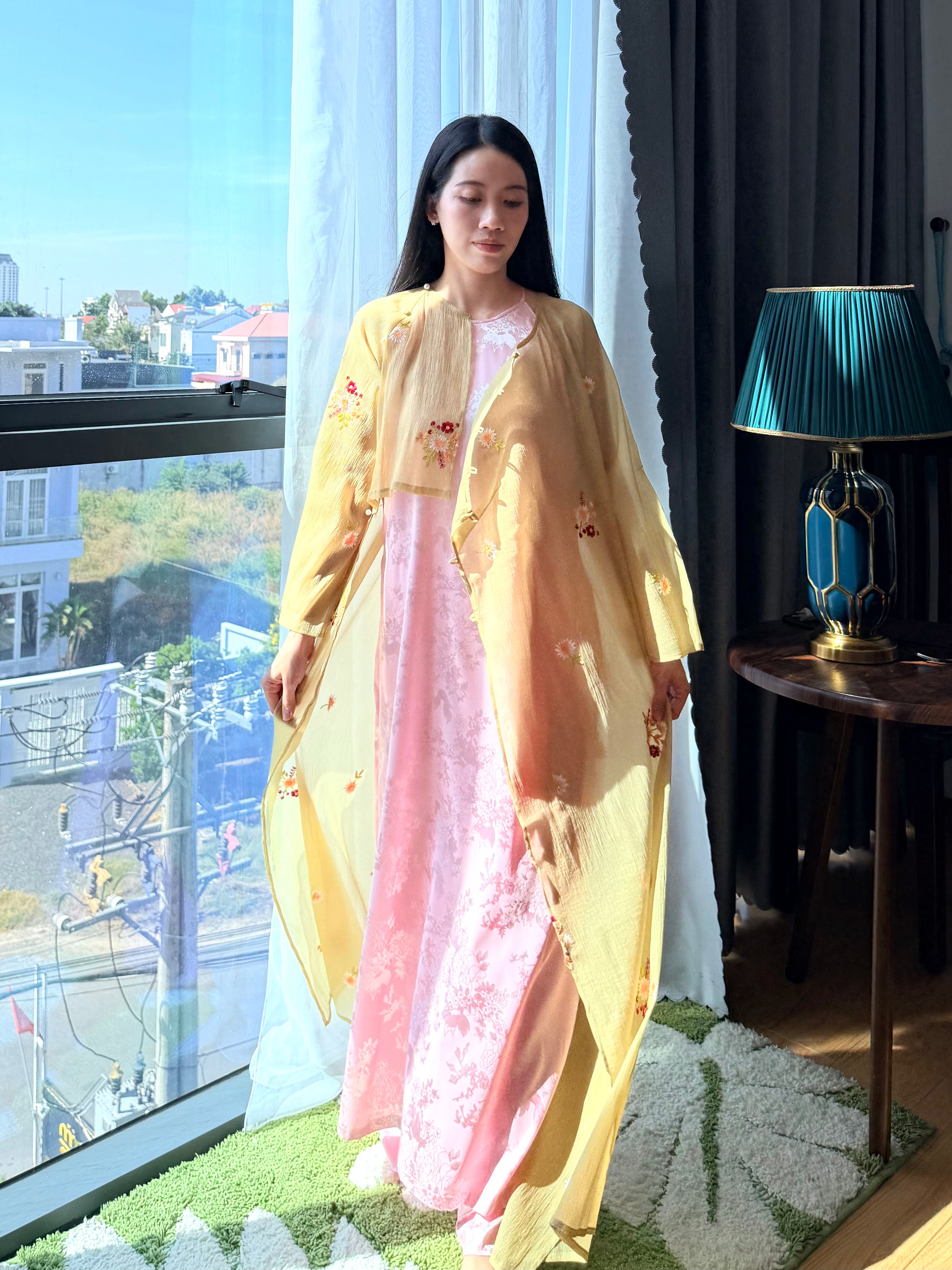 Soft Verdant Spring - Two piece set - freesize