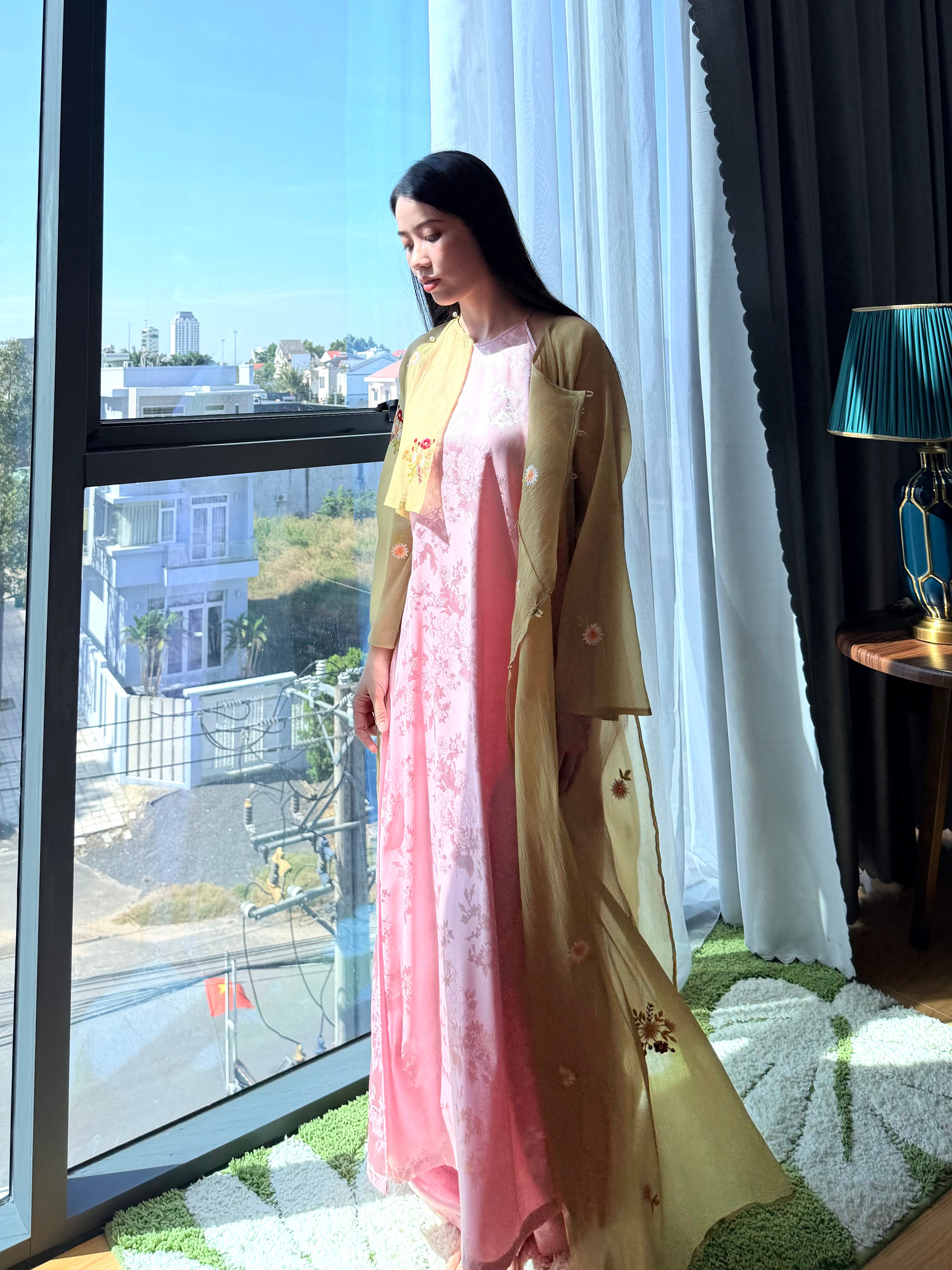 Soft Verdant Spring - Two piece set - freesize