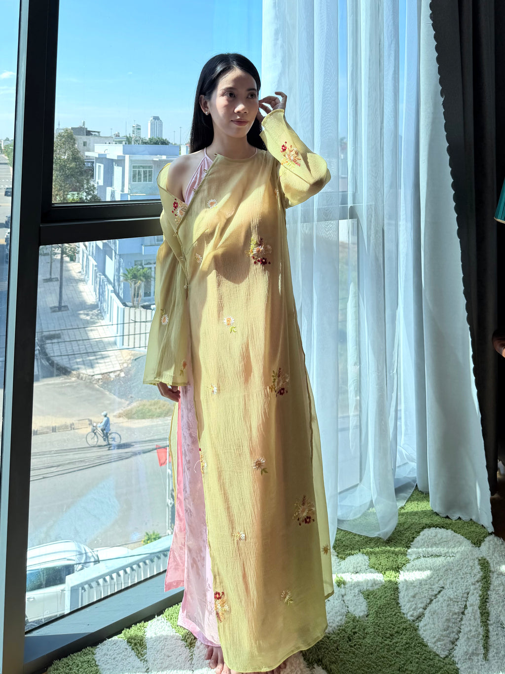 Soft Verdant Spring - Two piece set - freesize
