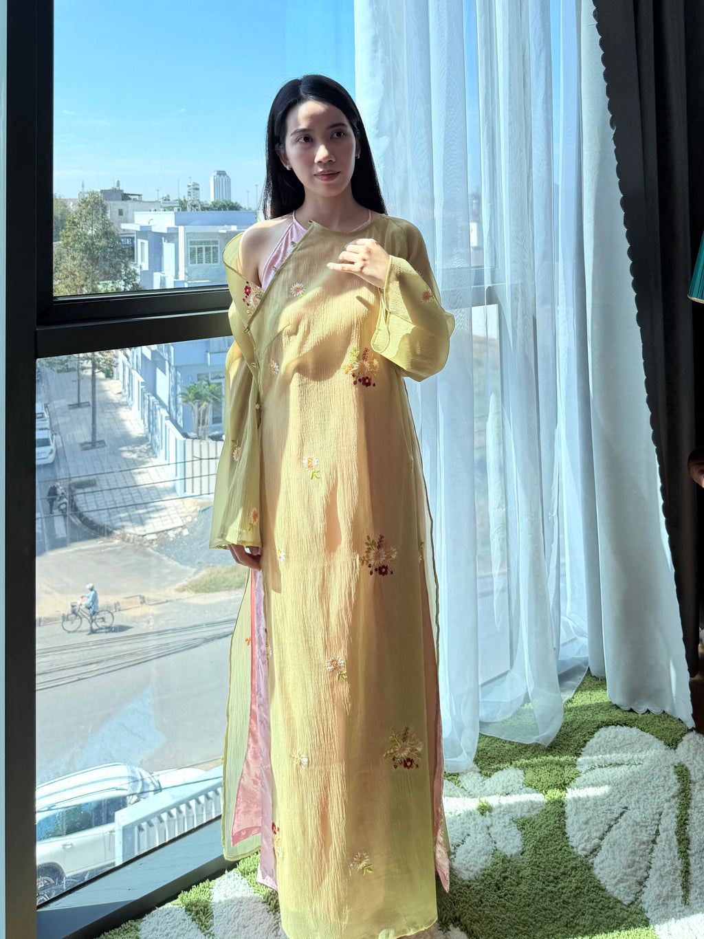 Soft Verdant Spring - Two piece set - freesize