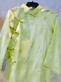 Jade Veil - One Piece ao dai set - handmade oversize/freesize