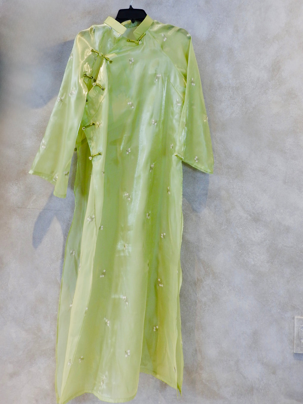 Jade Veil - One Piece ao dai set - handmade oversize/freesize