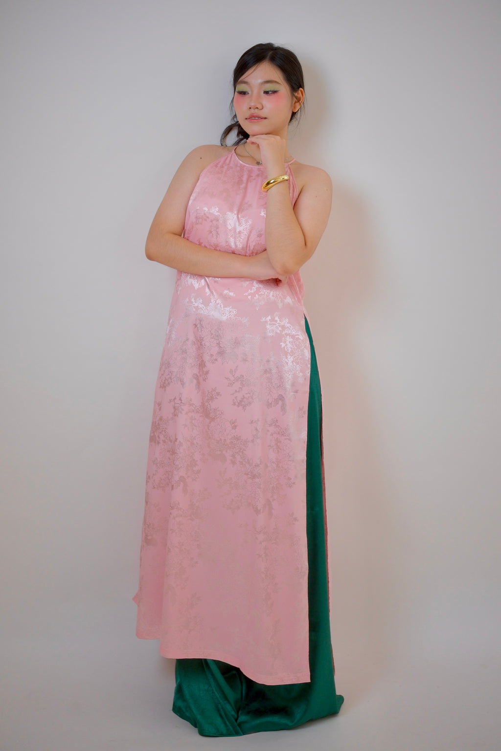 Brocade áo yếm - handmade - freesize