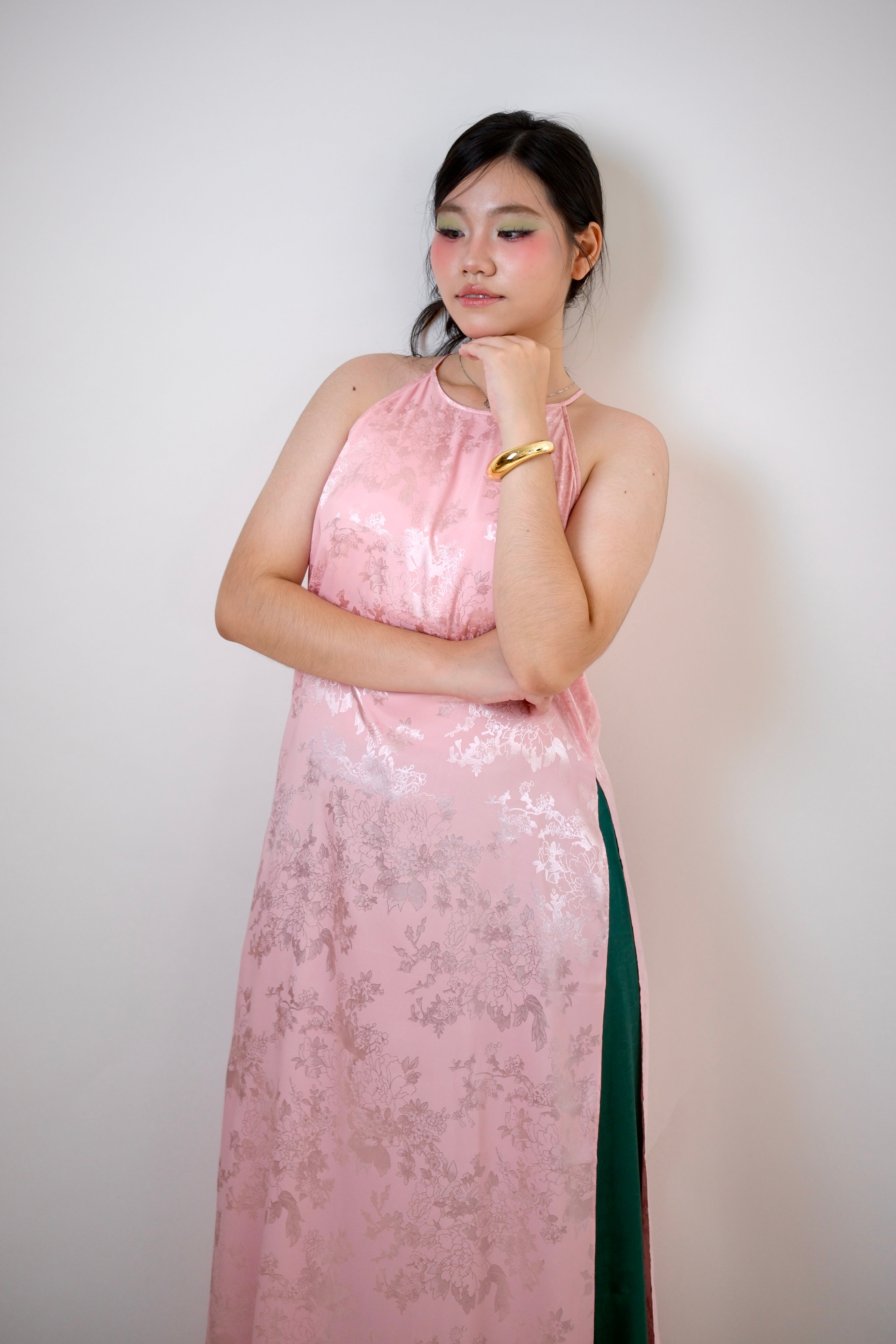 Brocade áo yếm - handmade - freesize