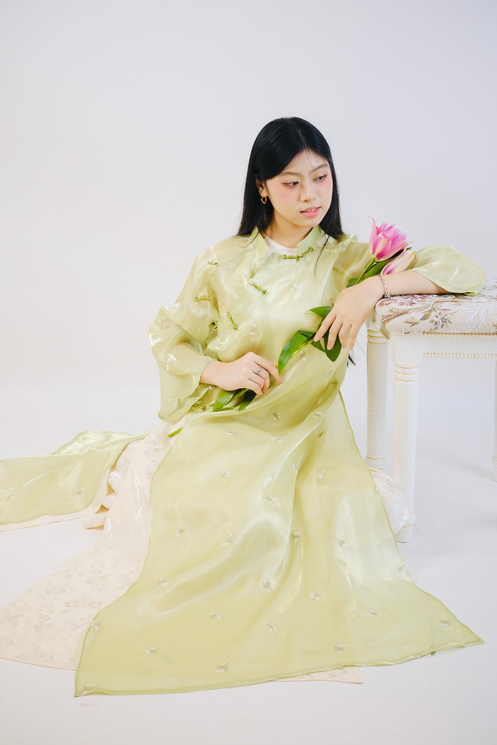 Jade Garden - Two piece set - oversize handmade