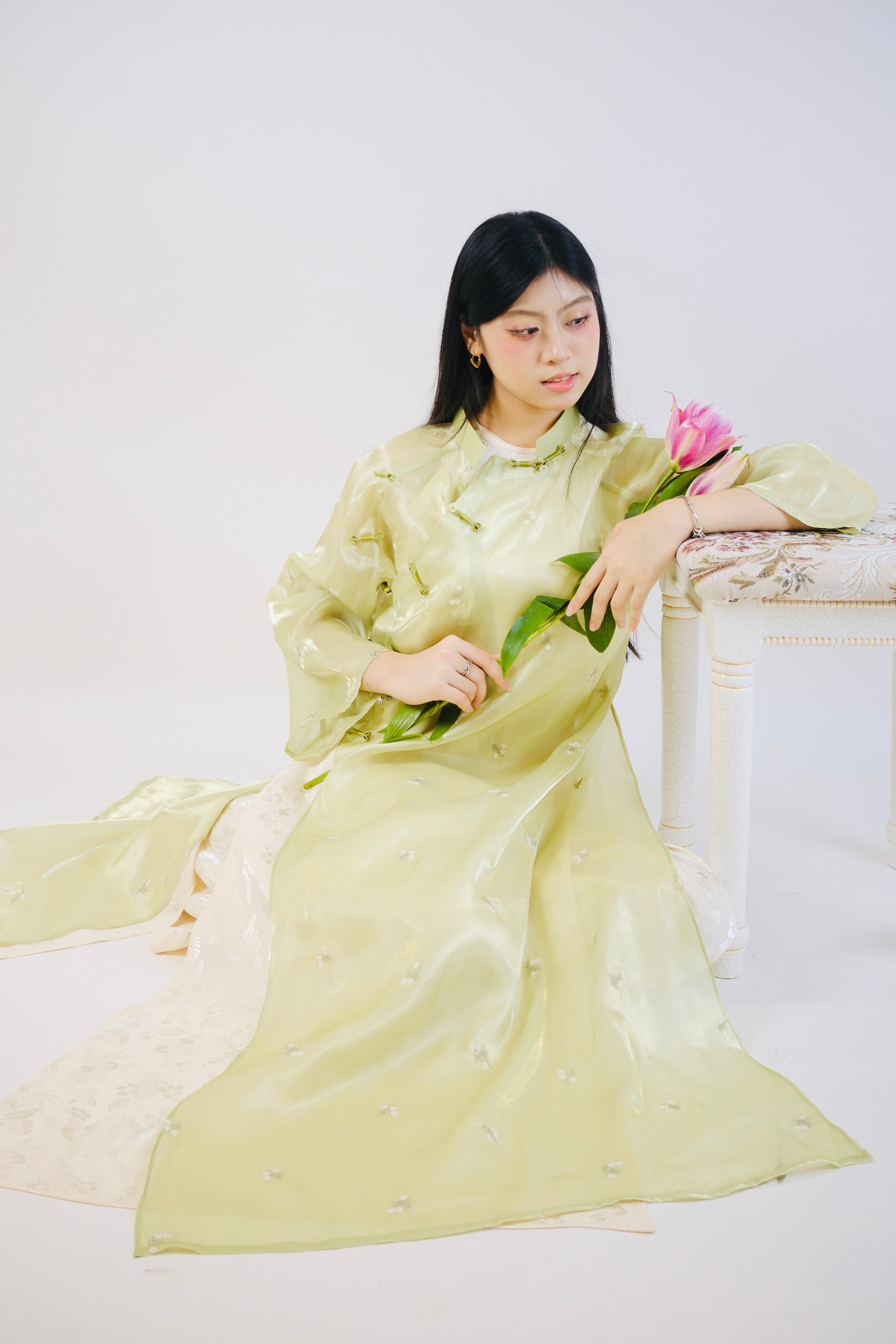 Jade Garden - Two piece set - oversize handmade