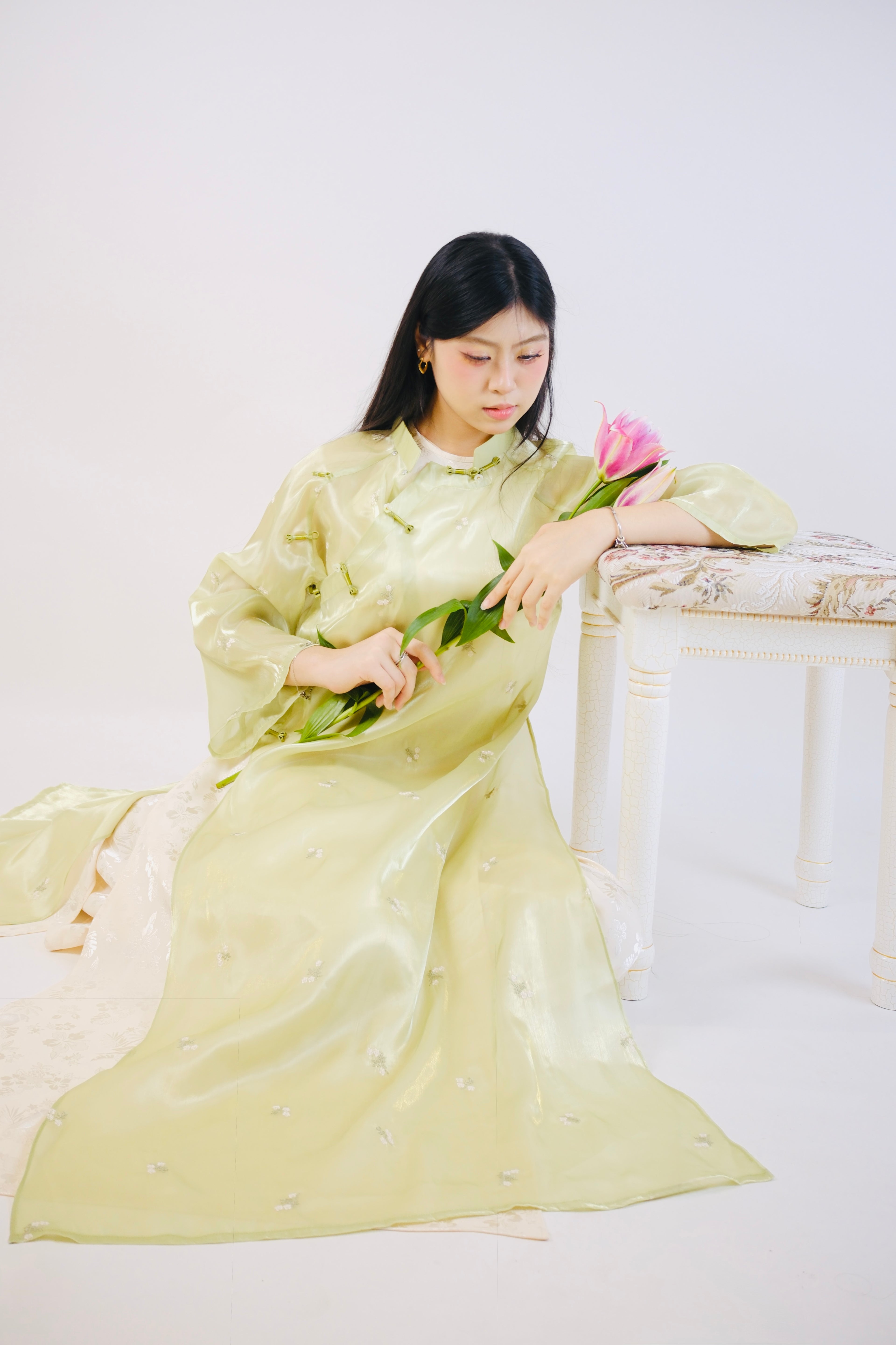 Jade Garden - Two piece set - oversize handmade