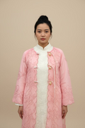 Fairy Petals x Hidden (Plum) Blooms - two piece ao dai set - freesize