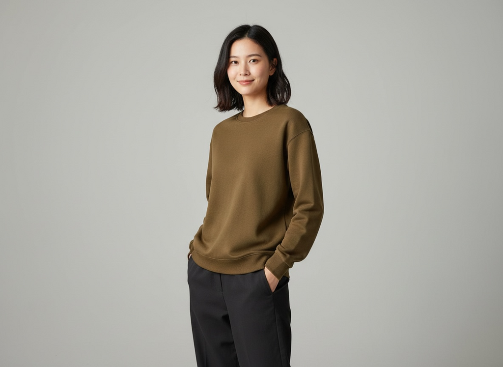 Khaki Soft Lightweight sweaters