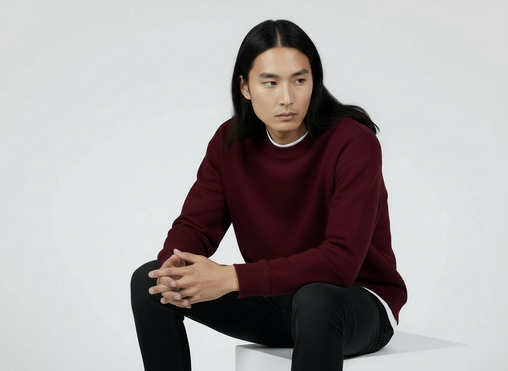 Lightweight Maroon Sweater