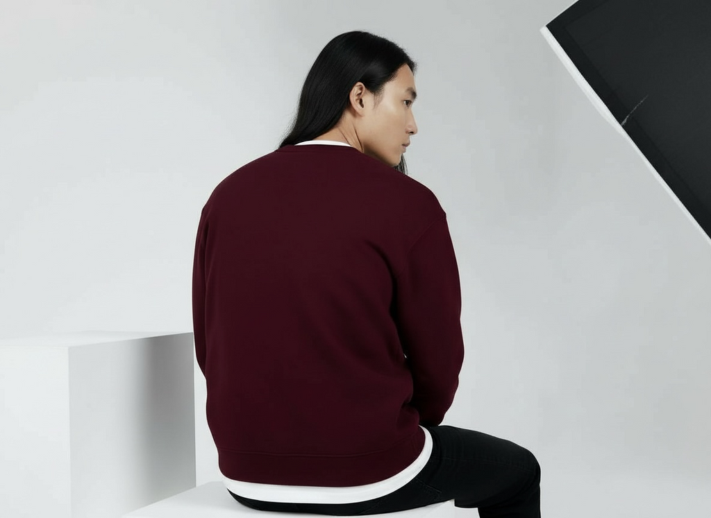 Lightweight Maroon Sweater