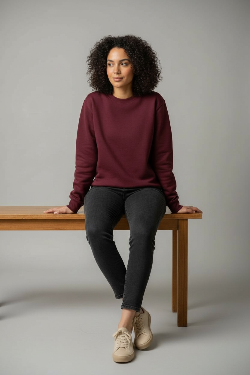 Lightweight Maroon Sweater