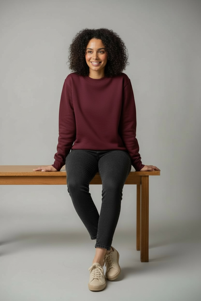 Lightweight Maroon Sweater