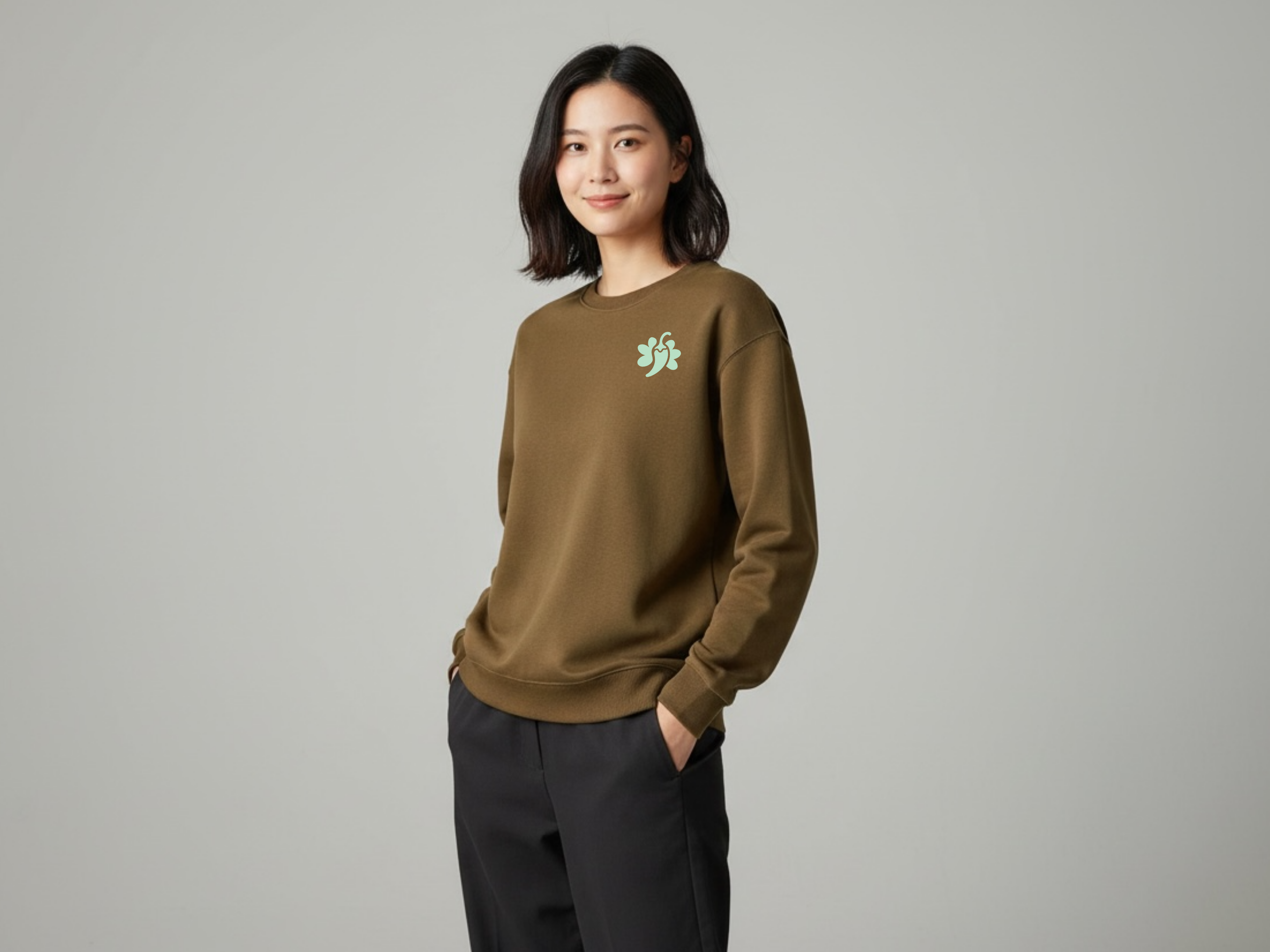 spicy flowr - Khaki Soft Lightweight sweaters