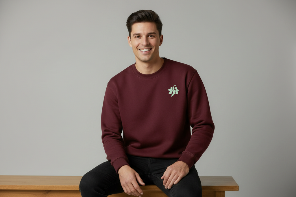 spicy flowr - Lightweight Maroon Sweater