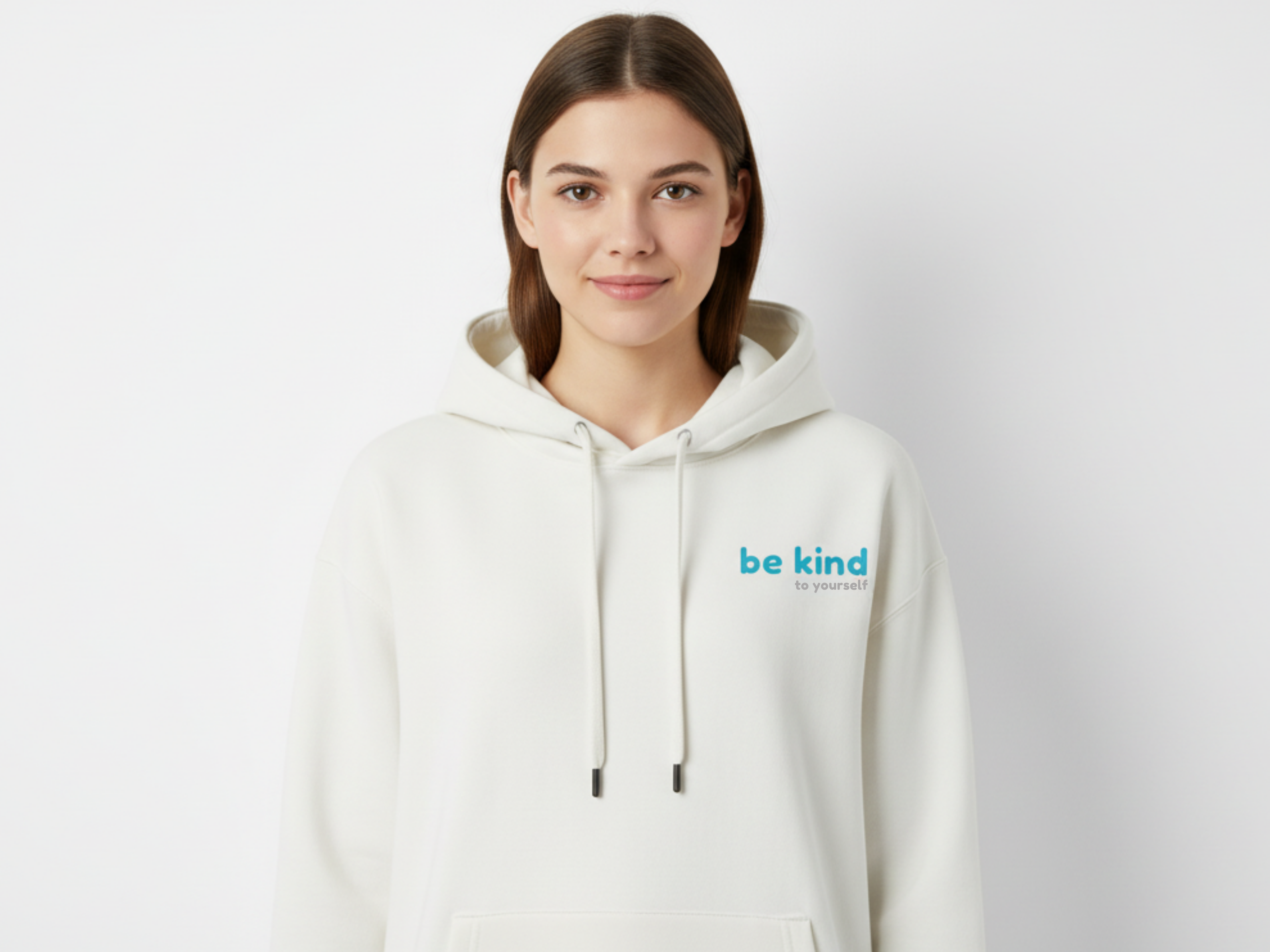 be kind to yourself hoodies - beige