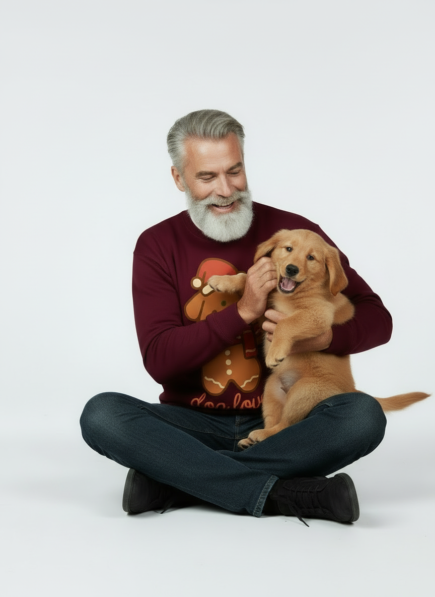 maroon gingerdog sweater for dog lovers