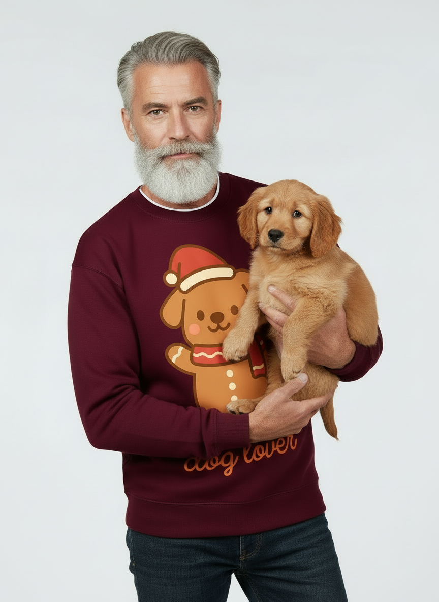 maroon gingerdog sweater for dog lovers