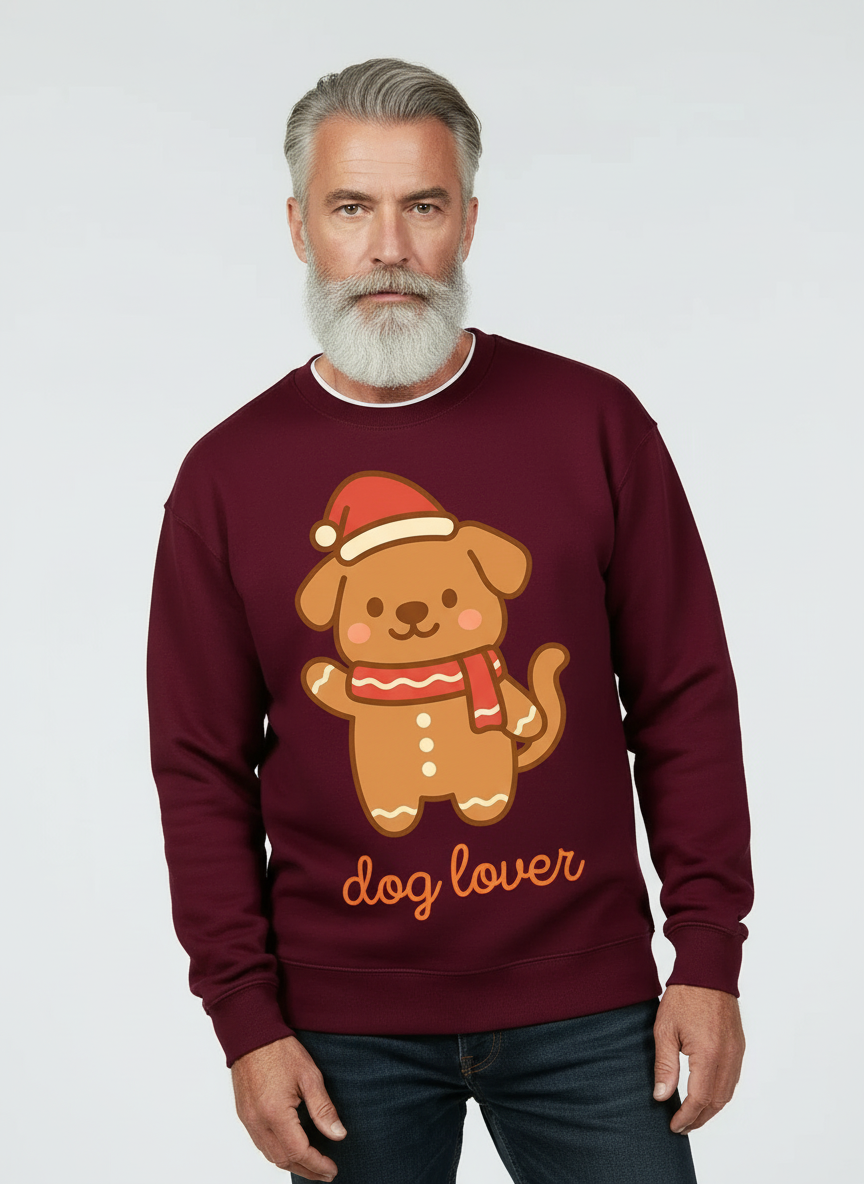maroon gingerdog sweater for dog lovers